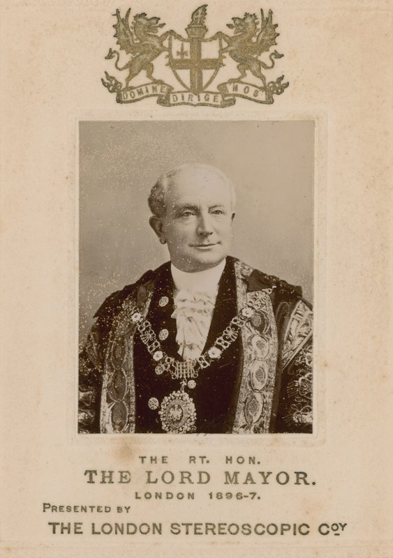 George Faudel-Phillips, o honorável Lord Mayor de Londres de English Photographer