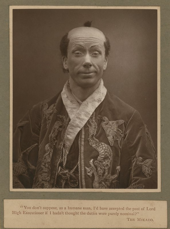 George Grossmith como Ko-Ko no Mikado de English Photographer