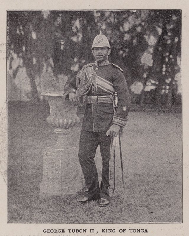 George Tubon II, rei de Tonga de English Photographer