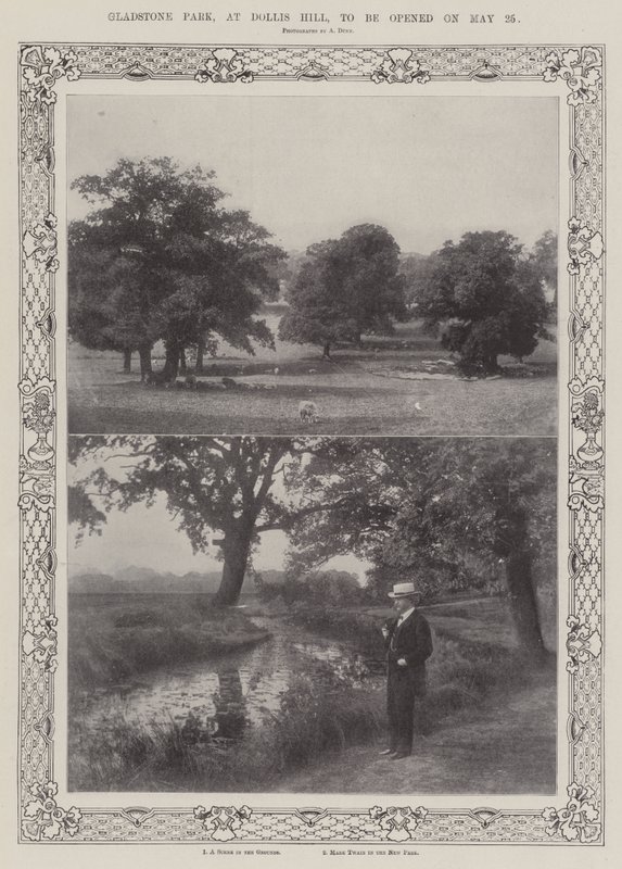 Gladstone Park, em Dollis Hill, a ser inaugurado em 25 de maio de English Photographer