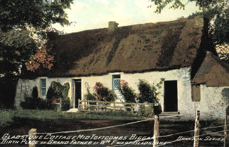 Gladstone cottage, Mid Tofrcombs Biggar, Berço do avô de William Ewart Gladstone (foto) de English Photographer