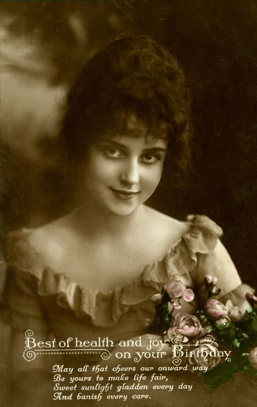Cartão postal de glamour de English Photographer