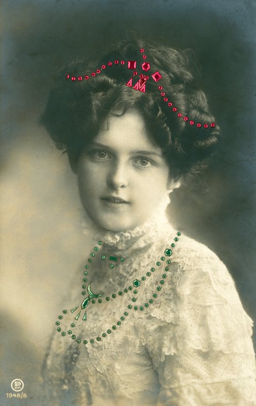Cartão postal de glamour de English Photographer