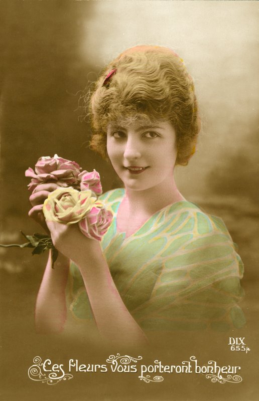 Cartão postal de glamour de English Photographer