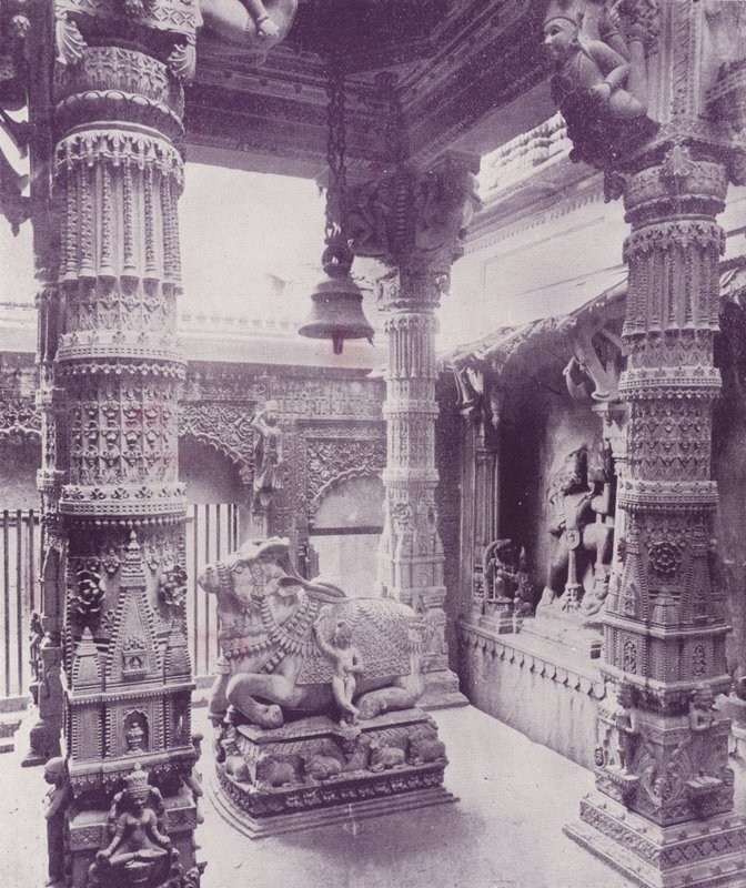 Templo Gosain, Benares de English Photographer
