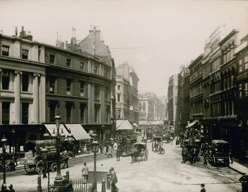Gracechurch Street, Londres de English Photographer