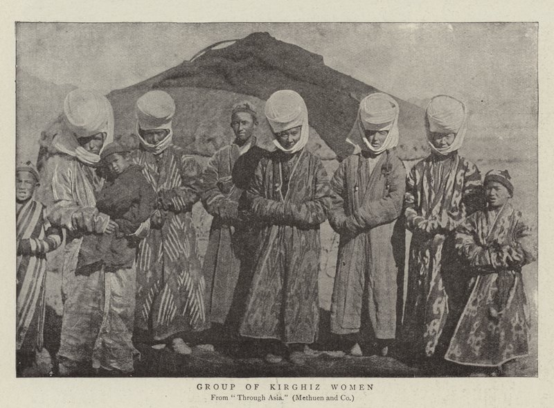 Grupo de Mulheres Kirghiz de English Photographer