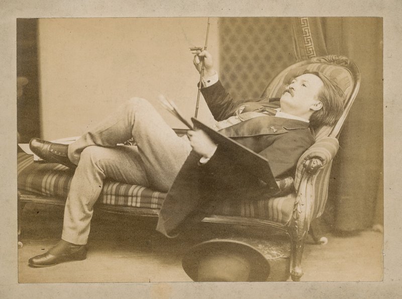 Gustave Dore, por volta de 1860 de English Photographer