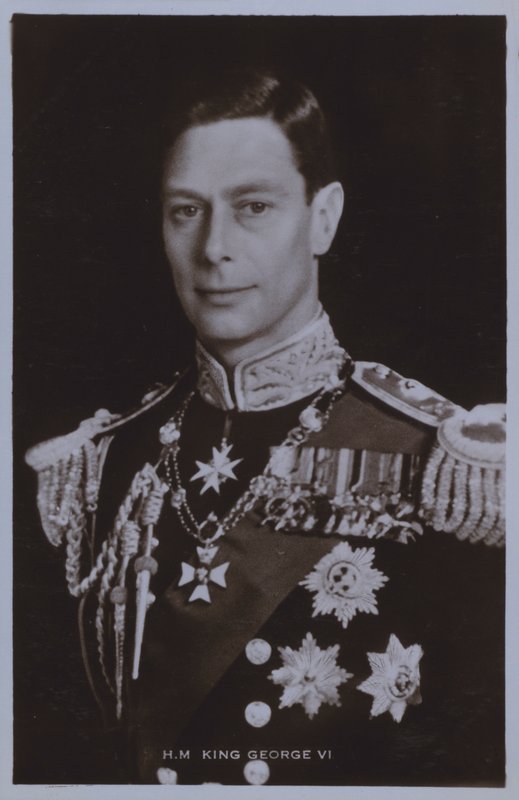HM Rei George VI (foto a p/b) de English Photographer