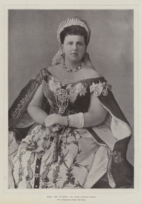 SAR a duquesa de Saxe-Coburgo-Gotha de English Photographer