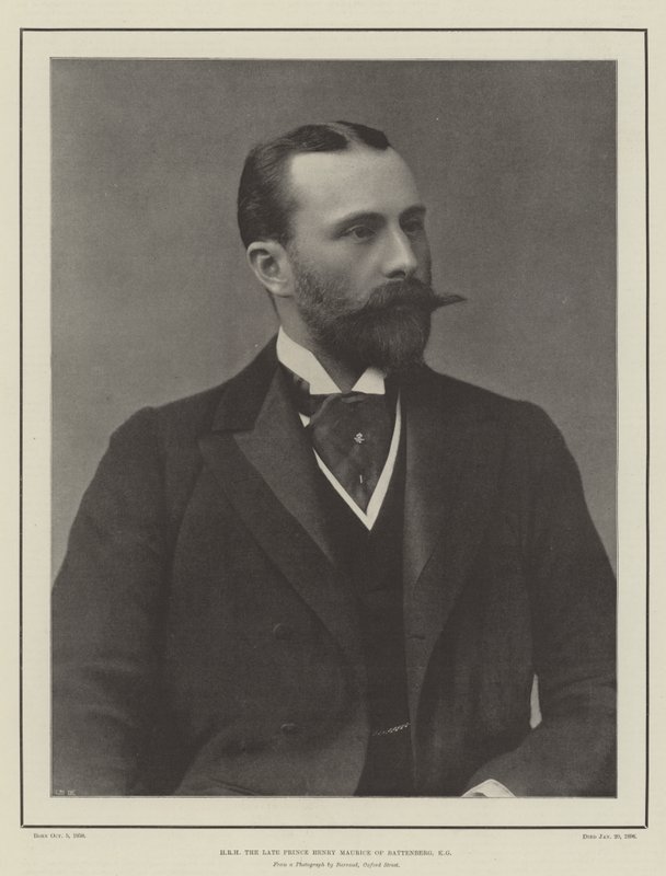 SAR o falecido príncipe Henry Maurice de Battenberg, KG de English Photographer