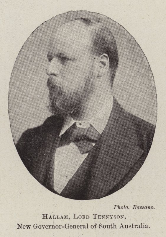 Hallam, Lord Tennyson, Novo Governador-Geral da Austrália do Sul de English Photographer