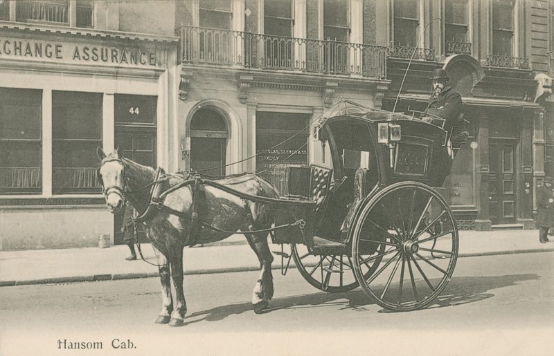 Hansom Cab, Londres de English Photographer