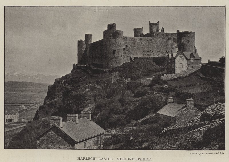 Harlech Castle, Merionethshire de English Photographer