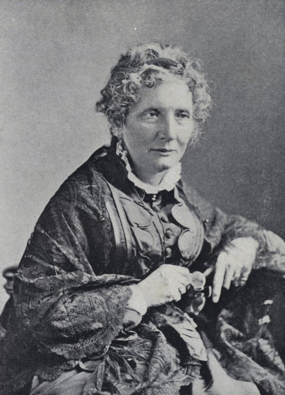 Harriet Beecher Stowe (foto a p/b) de English Photographer