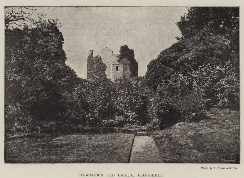 Castelo velho de Hawarden, Flintshire de English Photographer