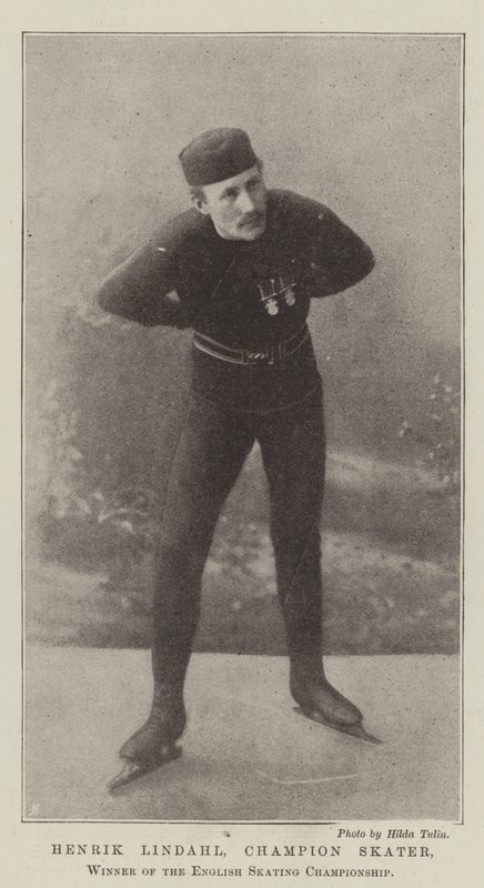Henrik Lindahl, campeão de patinação, vencedor do campeonato inglês de patinação de English Photographer