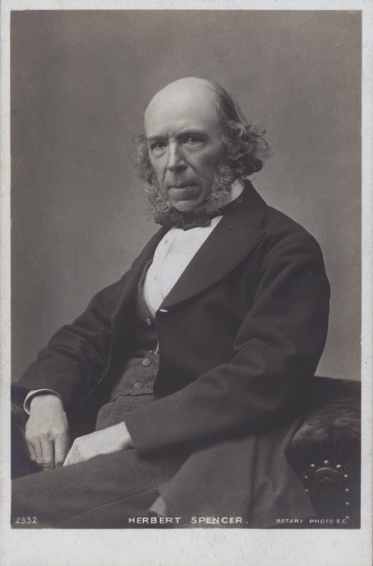 Herbert Spencer (fotografia a preto e branco) de English Photographer