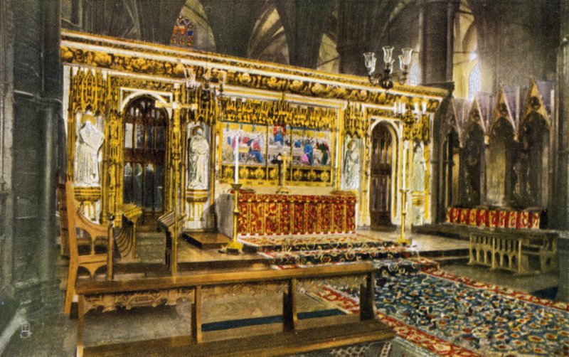 Altar alto, Abadia de Westminster, Londres de English Photographer