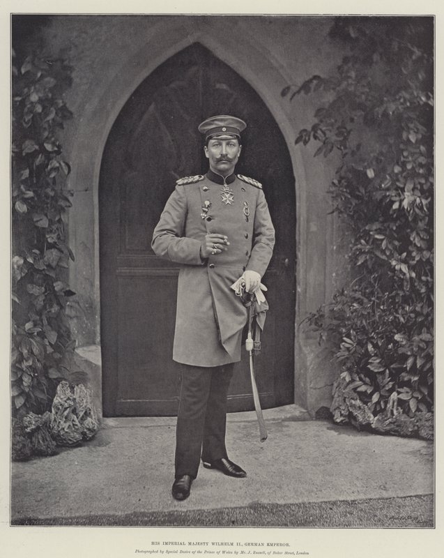 Sua Majestade Imperial Guilherme II, Imperador Alemão de English Photographer