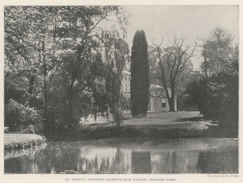 Sua Residência Temporária Majestys perto de Windsor, Frogmore House de English Photographer