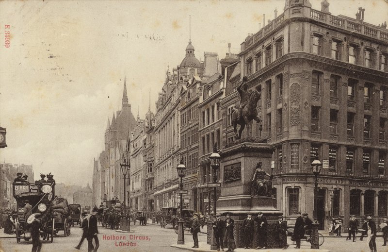 Circo de Holborn, Londres de English Photographer