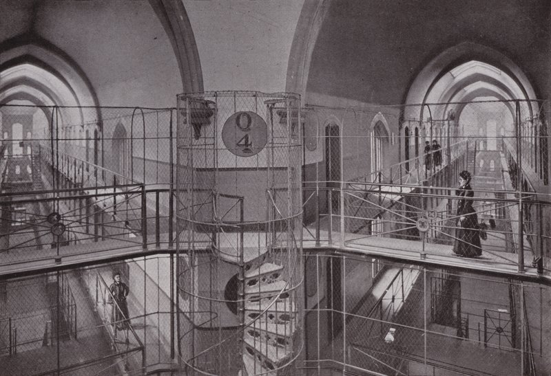 Gaol de Holloway, vista interior de English Photographer