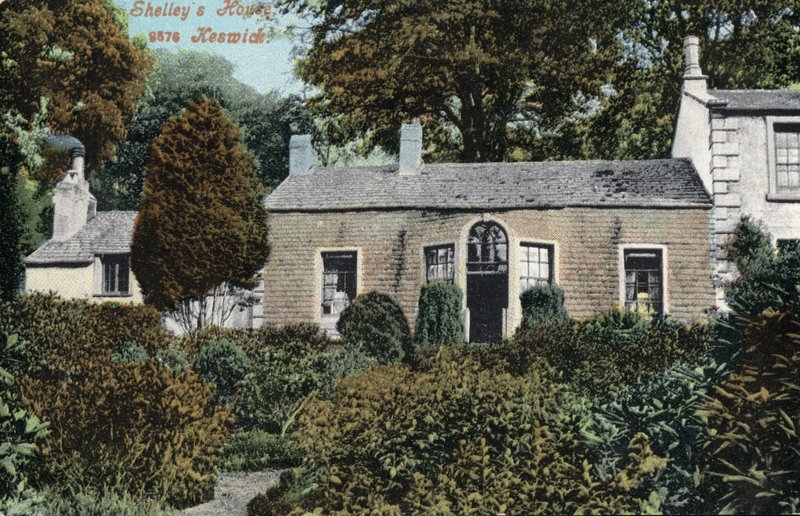 Casa do poeta romântico inglês Percy Bysshe Shelley, Keswick, Cumbria de English Photographer