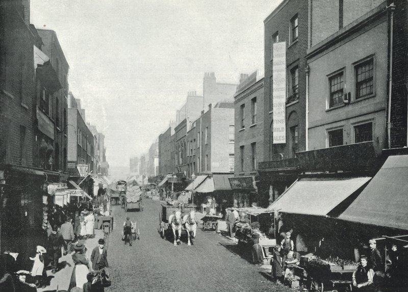 Hoxton, Pitfield Street (foto a p/b) de English Photographer