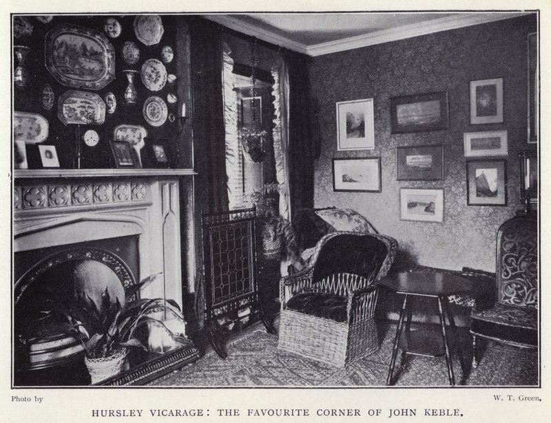 Hursley Vicarage, o canto preferido de John Keble (foto a p/b) de English Photographer