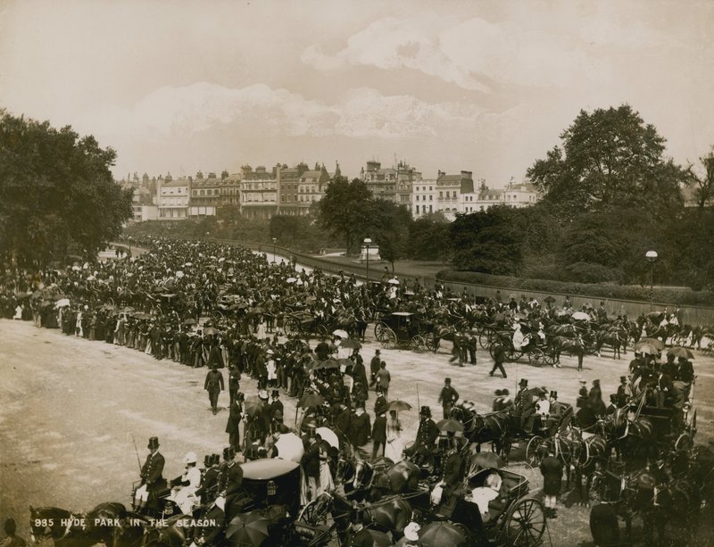 Hyde Park na temporada, Londres de English Photographer