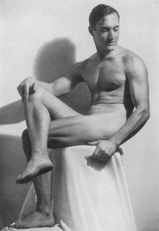 Ilustração para O Corpo Masculino (foto a p/b) de English Photographer