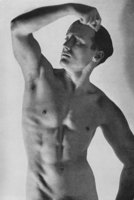 Ilustração para O Corpo Masculino (foto a p/b) de English Photographer