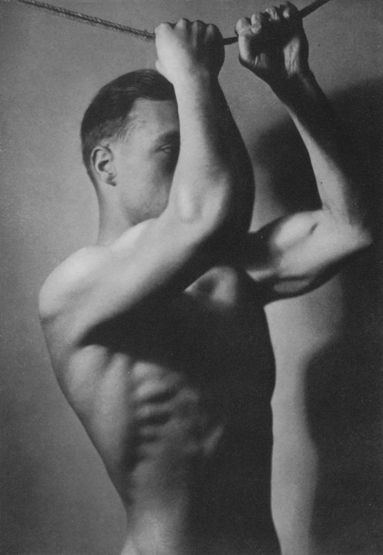 Ilustração para O Corpo Masculino (foto a p/b) de English Photographer