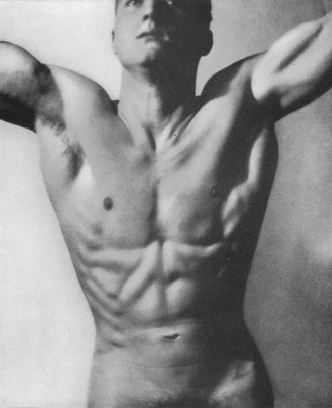 Ilustração para O Corpo Masculino (foto a p/b) de English Photographer
