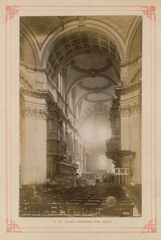 Interior, de, st, pauls, catedral de English Photographer
