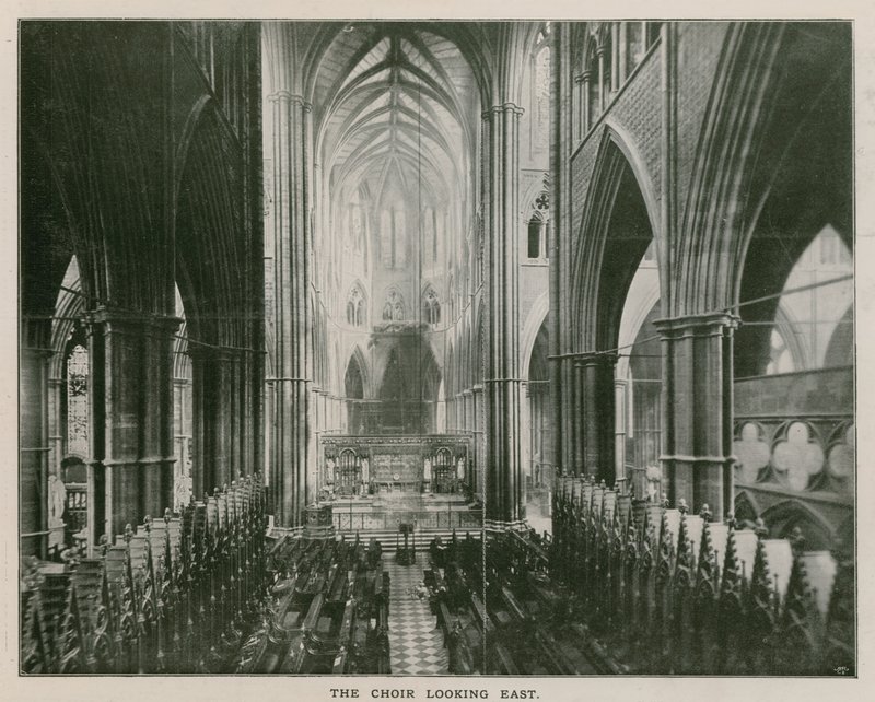 Interior, de, abadia westminster de English Photographer
