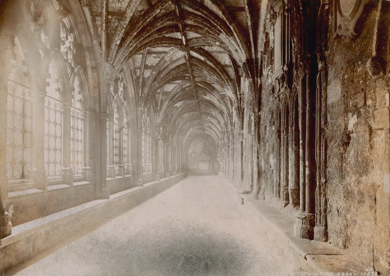 Interior, de, a, claustros, em, abadia westminster de English Photographer