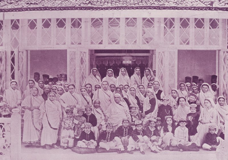 Cerimônia de Investidura Navjoti na Casa de Sir Dinshaw Petit, Baronet de English Photographer
