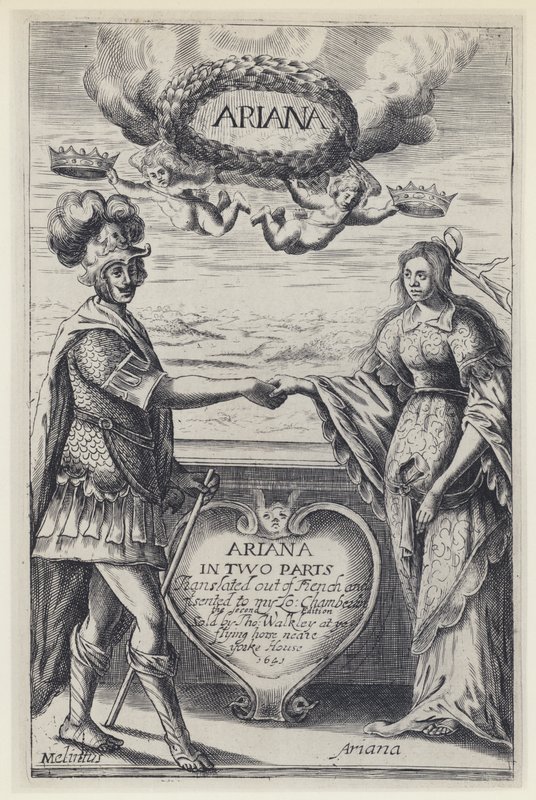 J Desmarets de Saint Sorlin, Ariana, J Haviland para T Walkley 1636 (foto a p/b) de English Photographer