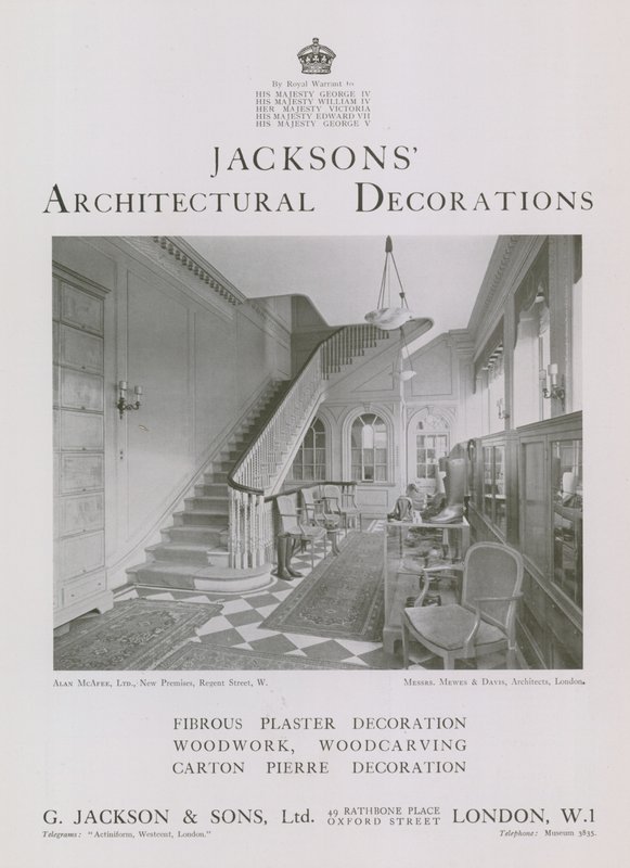 Jacksons Decorações Arquitetônicas de English Photographer