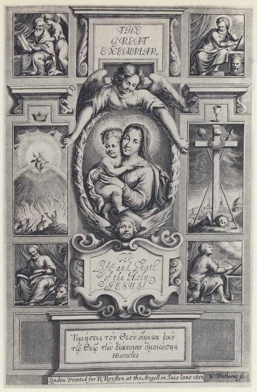 Jeremy Taylor, The Great Exemplar, J Flesher for Royston 1653 (foto a p/b) de English Photographer