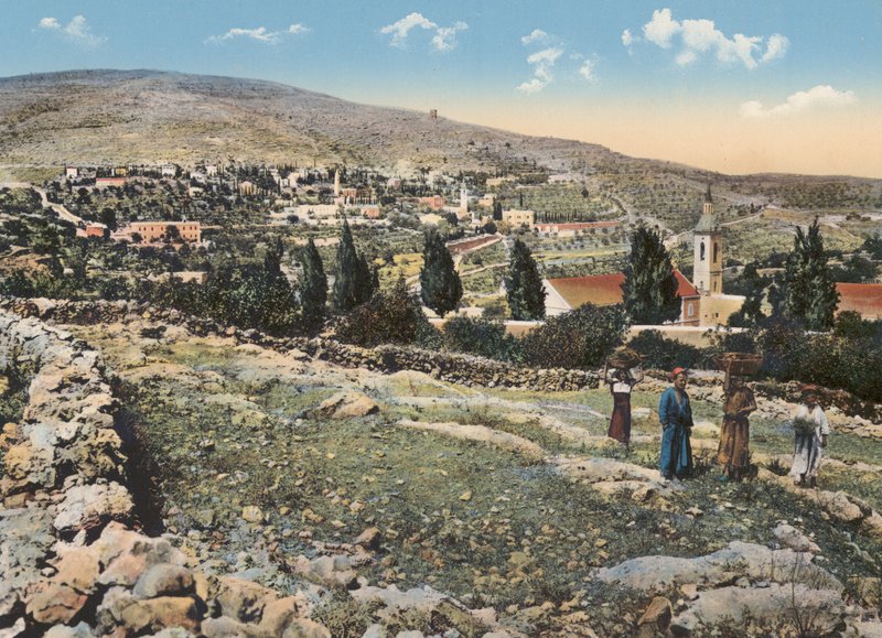 Jerusalém: San Juan em Montana (foto colorida) de English Photographer