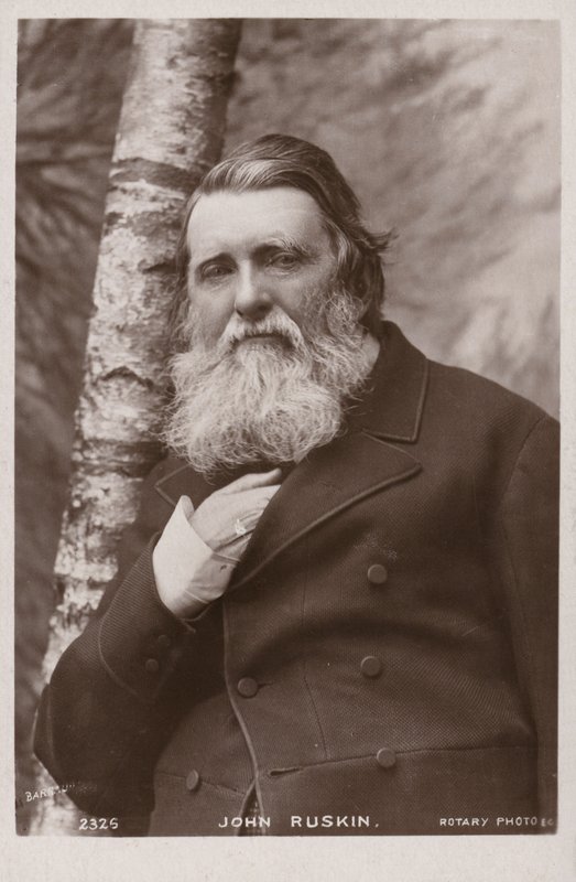 John Ruskin (1819-1900), escritor inglês, crítico de arte, artista e pensador social de English Photographer