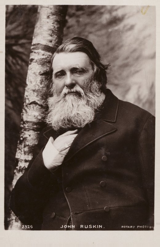 John Ruskin, escritor inglês, crítico de arte, artista e pensador social de English Photographer