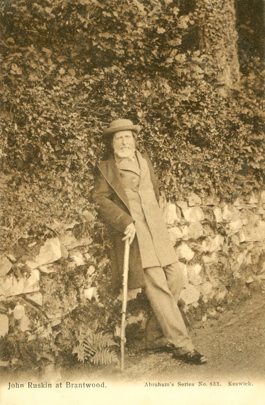 John Ruskin, em Brantwood de English Photographer