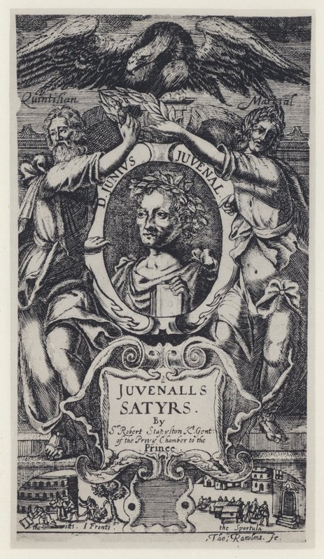 Juvenal, Satyrs, Tr Sir R Stapleton, H Moseley 1647 (foto a p/b) de English Photographer
