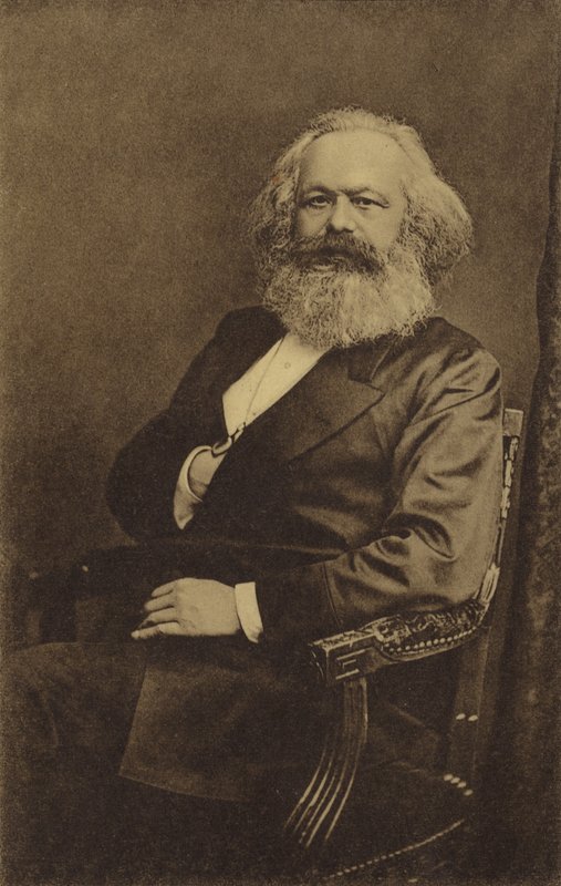 Karl Marx (1818-1883), filósofo alemão, economista, historiador e teórico político de English Photographer