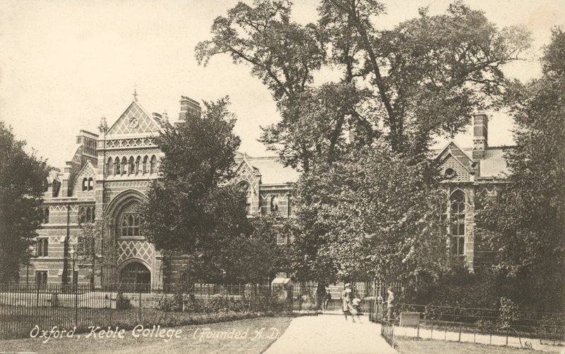 Keble College, Oxford (foto a p/b) de English Photographer