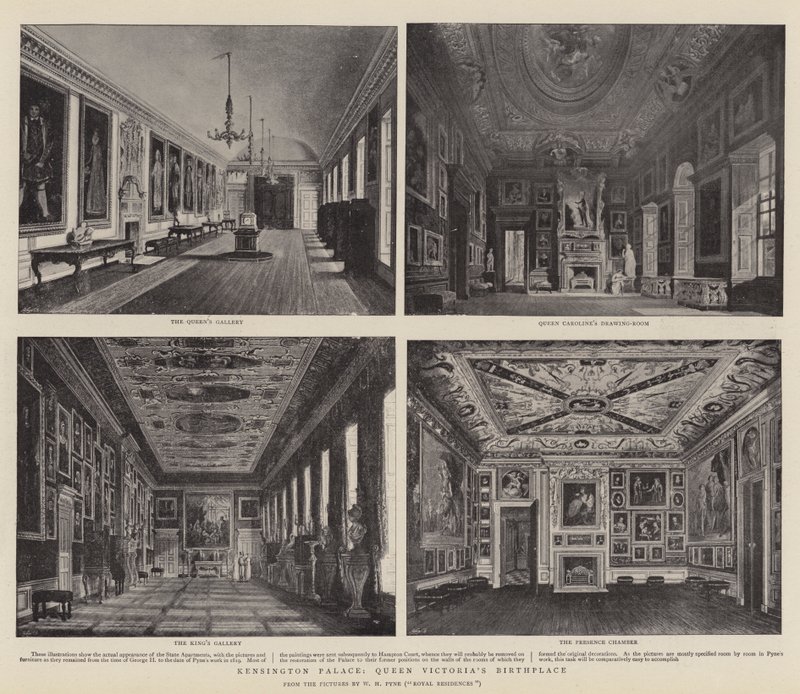 Palácio de Kensington, local de nascimento da Rainha Victorias de English Photographer